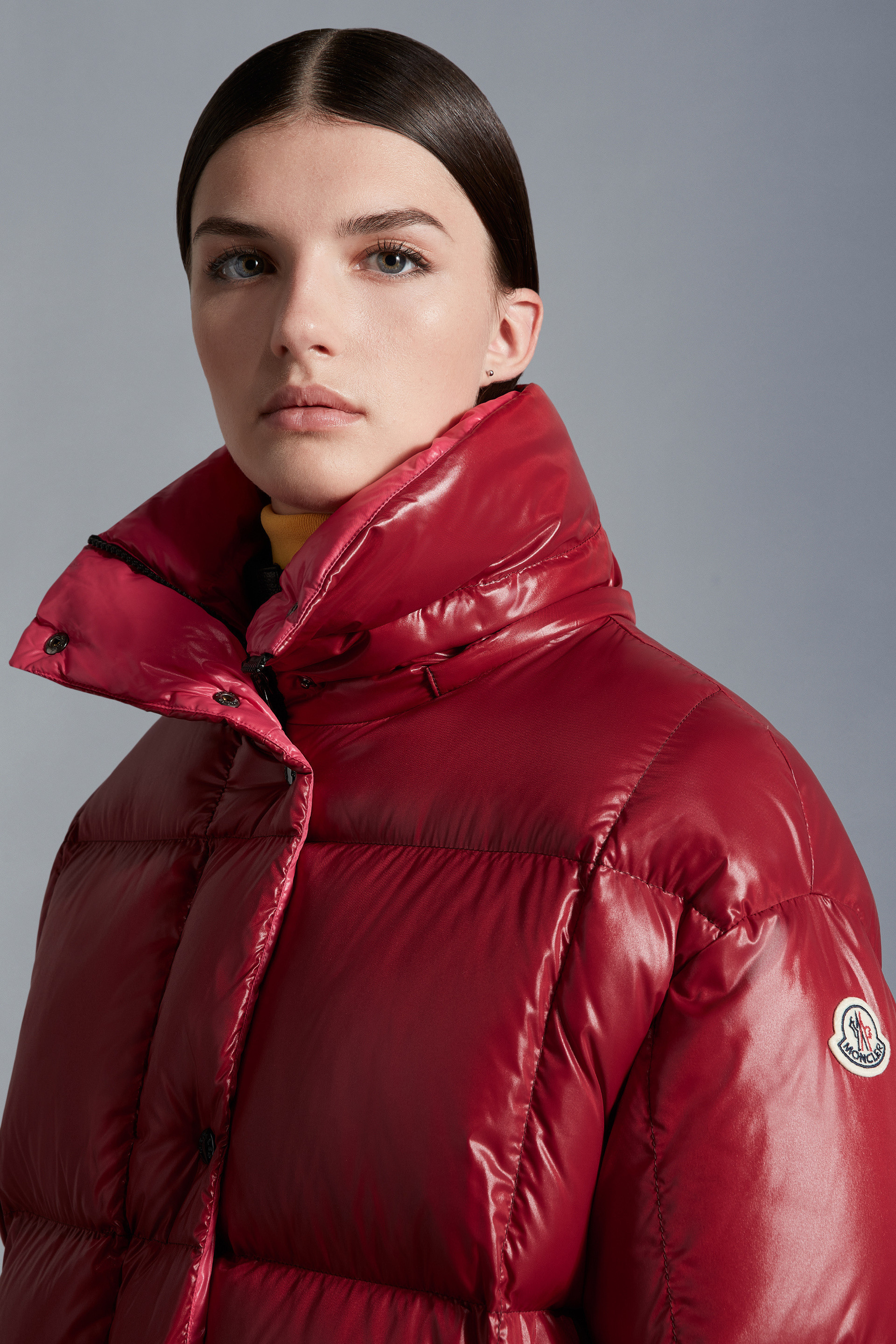 Moncler Doudoune Courte Parana In Red