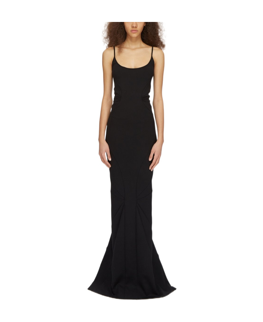 Rick Owens Sleeveless Maxi Dress In Black