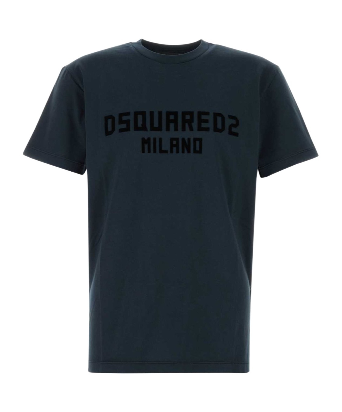 Dsquared2 Dsquared Men Midnight Blue Cotton T-shirt In Blue