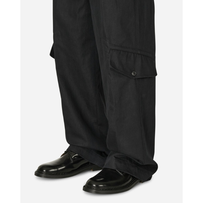 Dries Van Noten Belt-loop Casual Pants In Black