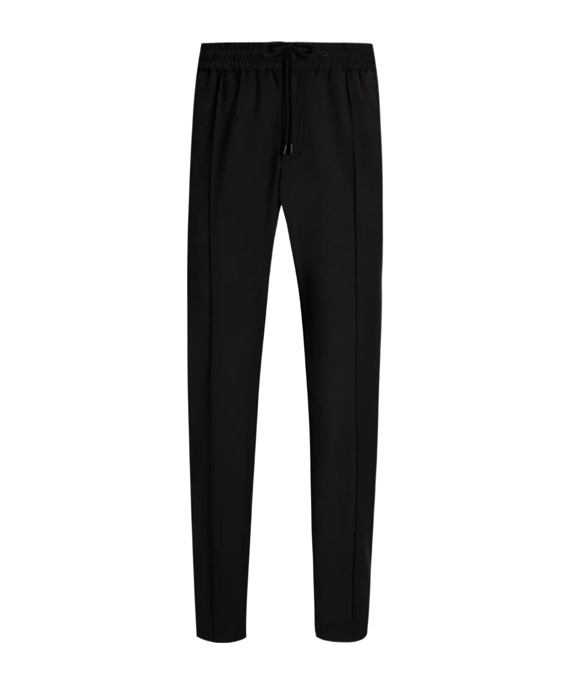 Dolce & Gabbana Joggers In Herringbone Jersey In Black