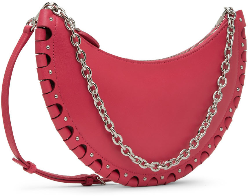 Alaïa Zipper Opening And Closing Shoulder Bag In Red
