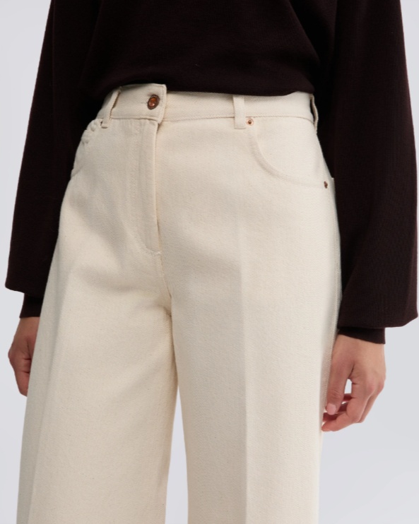 Aspesi Wide-leg Casual Pants In Neutral