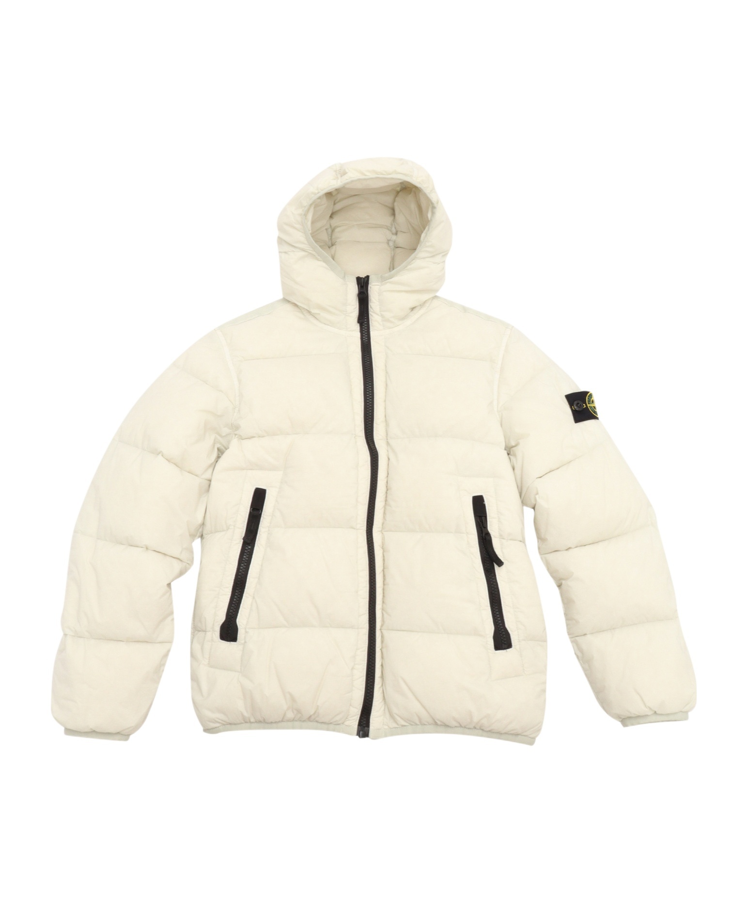 Stone Island Down Jacket In White