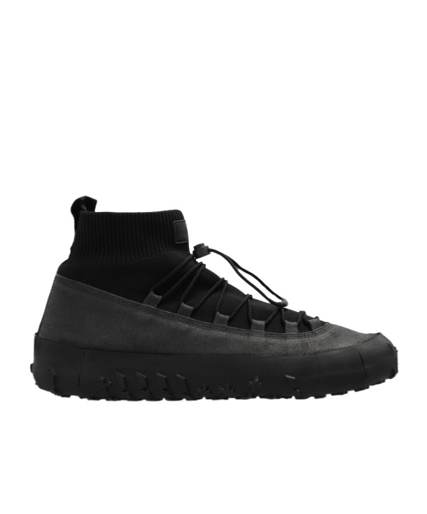 Lemaire Brown Vibram Wrap On Sneakers In Black