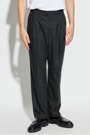 Isabel Marant Belt Loop Casual Pants In Blue