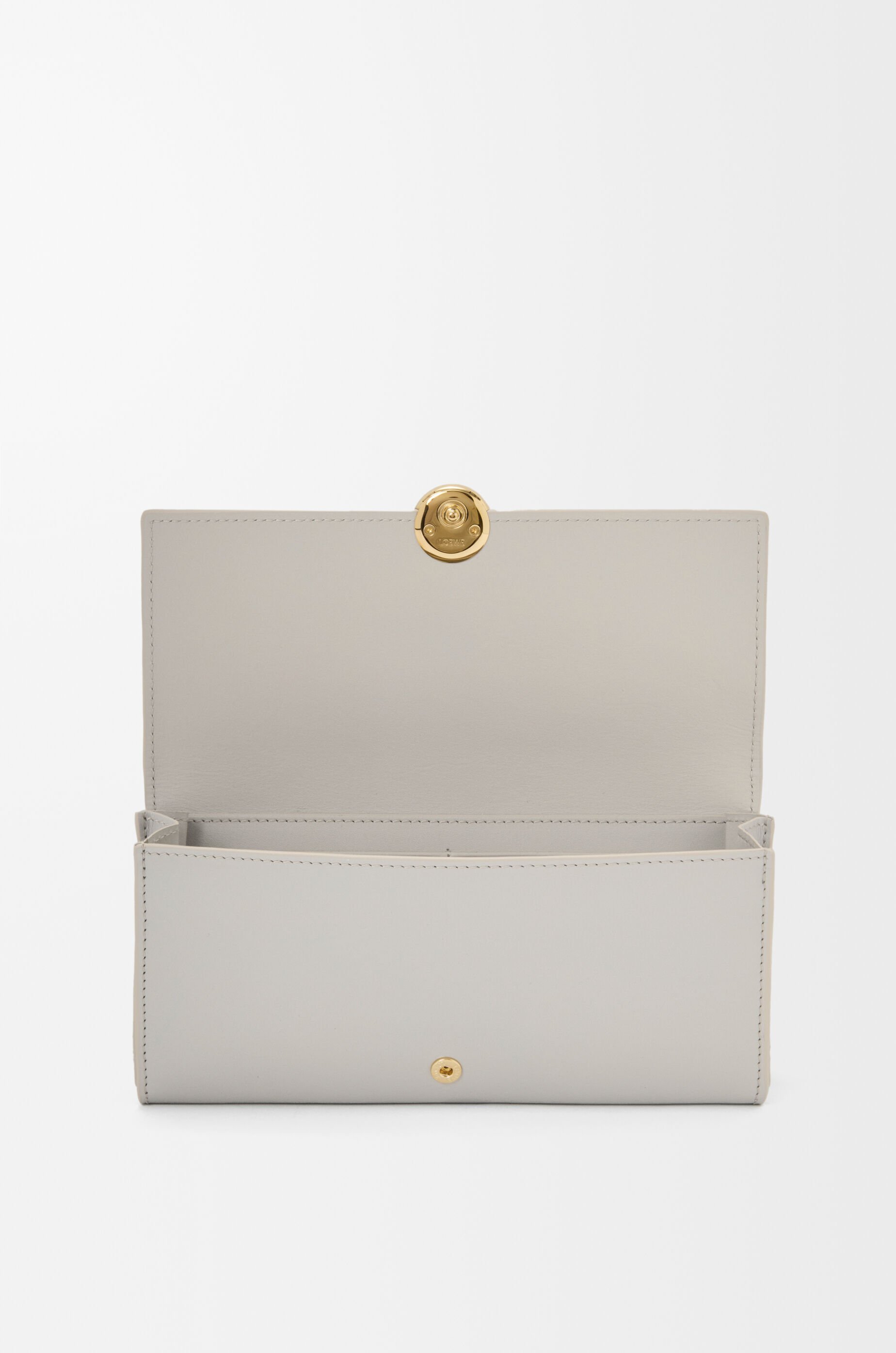 Loewe Snap Wallet In Neutral