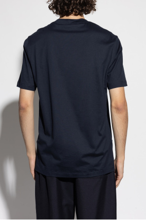Brioni Short-sleeved T-shirt In Blue