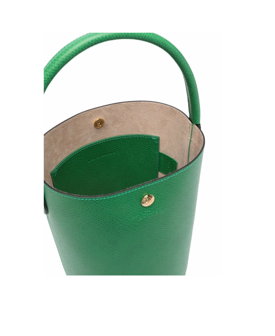 Longchamp Xs Epure Leather Crossbody Bag In Green