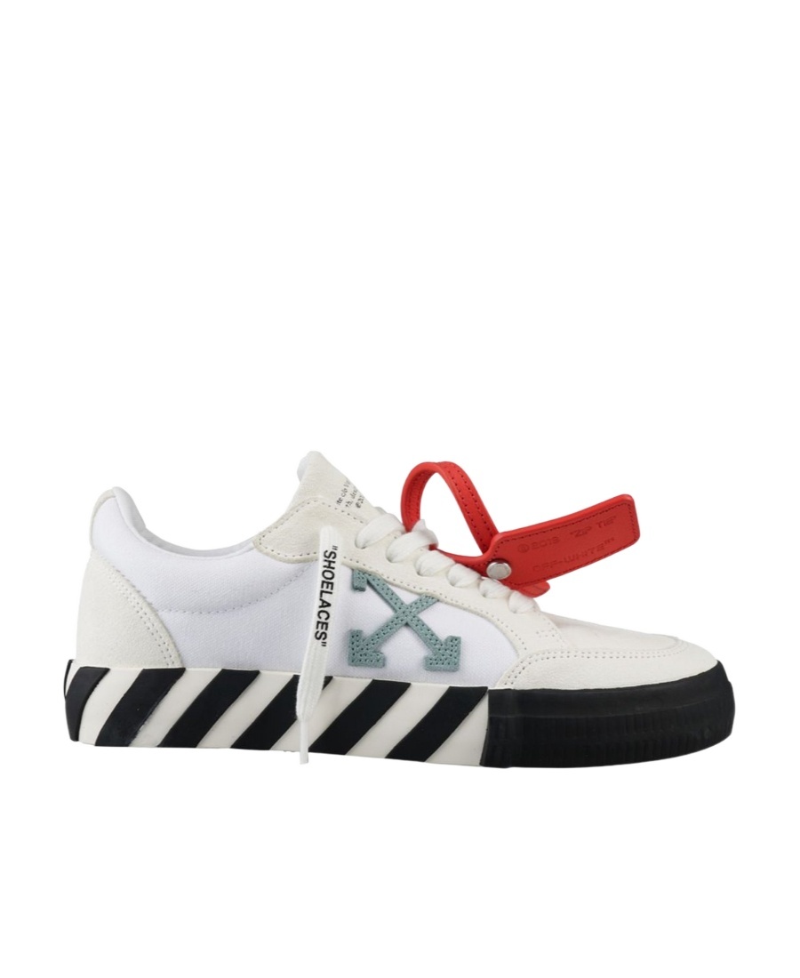 Off-white Vulcanized Low-top Sneakers In White
