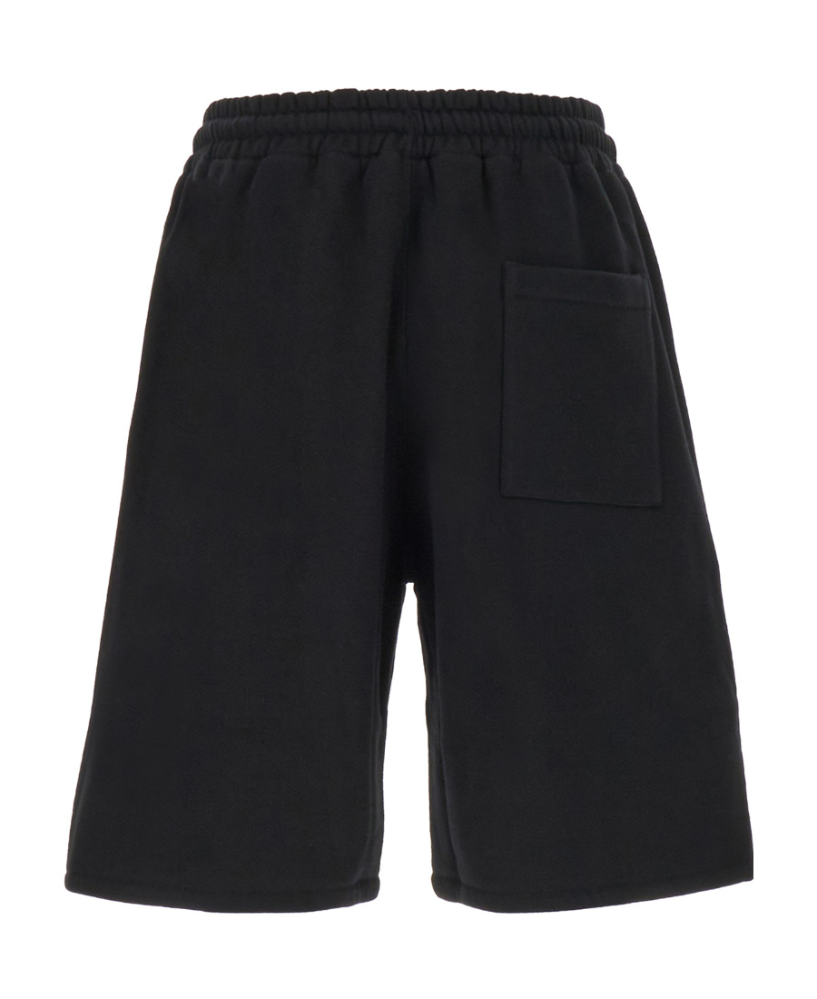 Off-white Off White "sporty Bermuda Shorts With Embroidered Arrow In Black