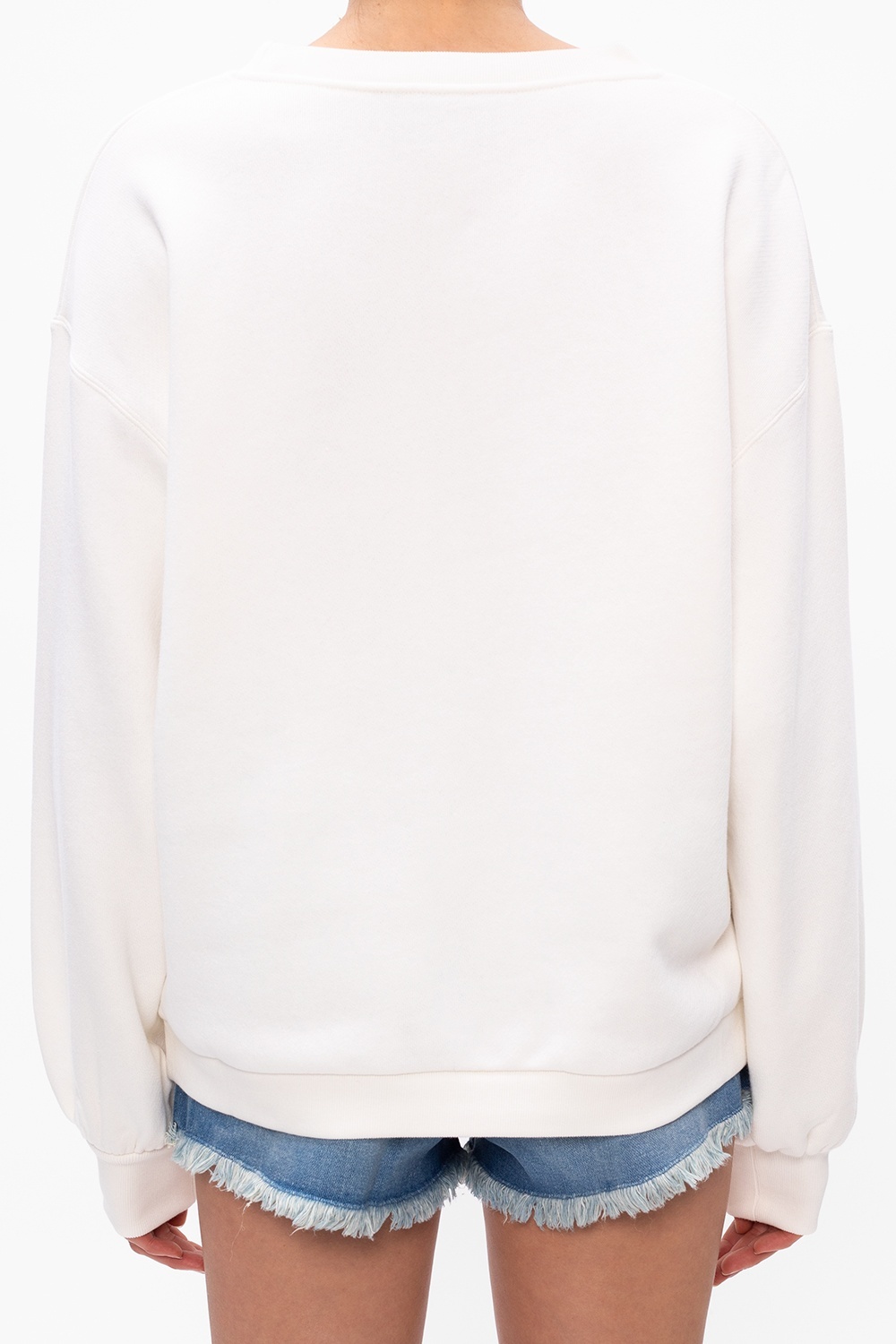 Shop Gucci Cherry Print Sweatshirt In White