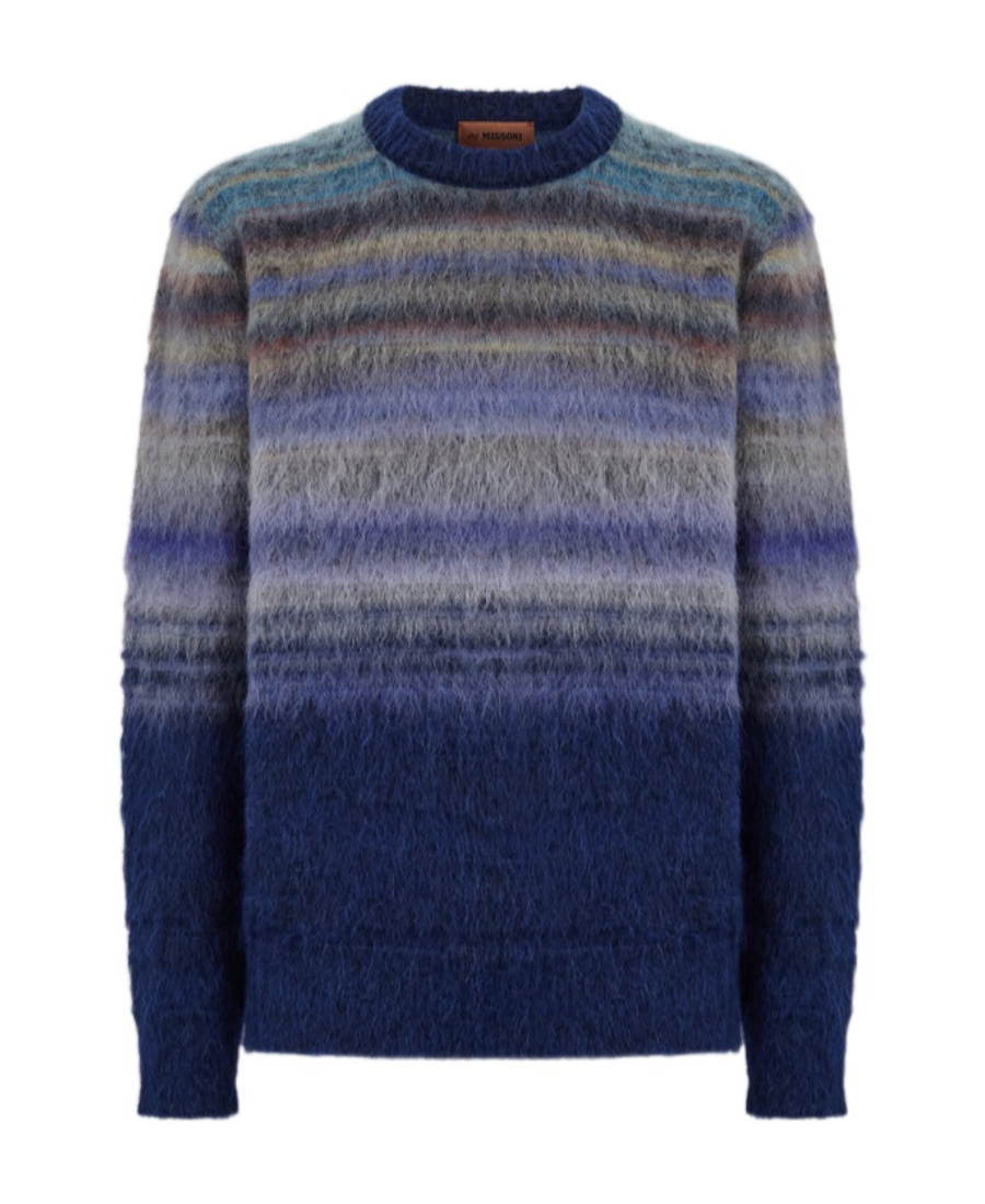 Missoni Degrade Shirt In Blue