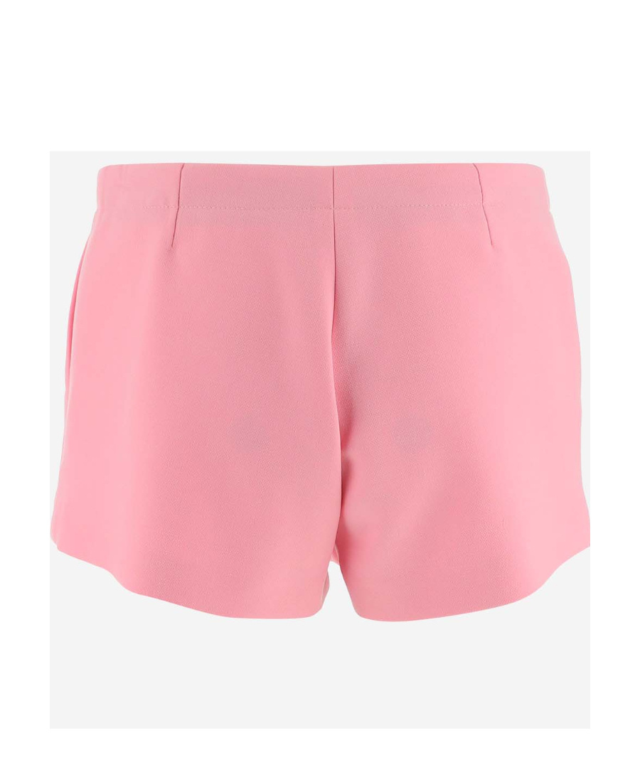 Versace Low-rise Tailored Shorts In Pink
