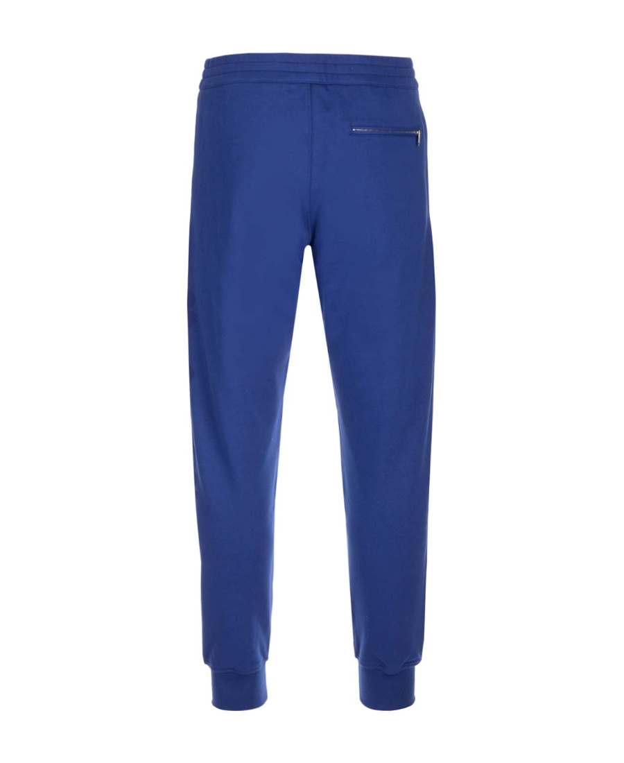 Alexander Mcqueen Logo-print Track Pants In Blue