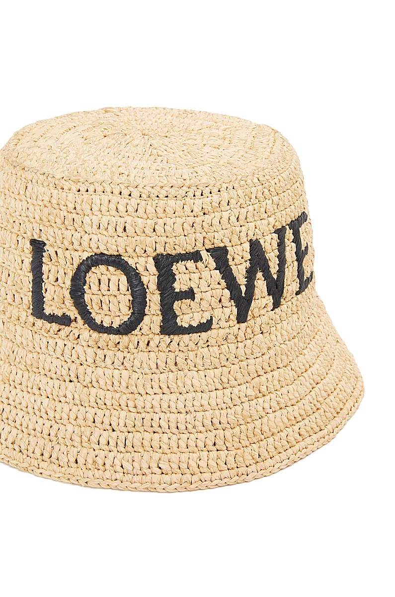 Loewe Logo Hat In Nude