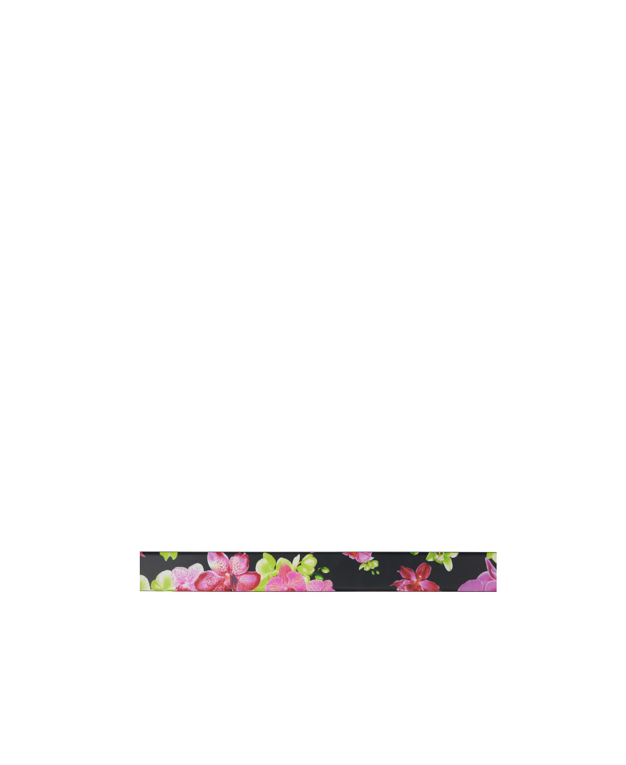 Versace Medusa Orchid Double-sided Belt In Black