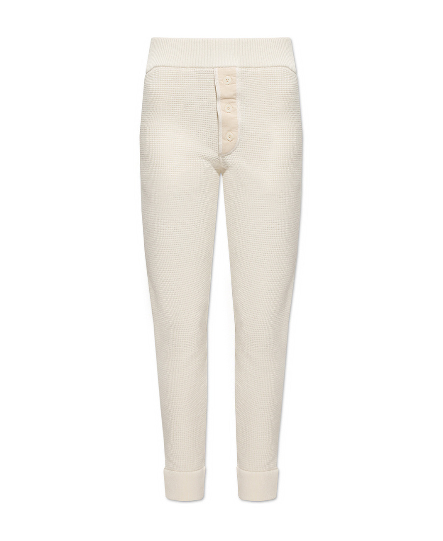 The Row Off-white Ginzena Lounge Pants In White