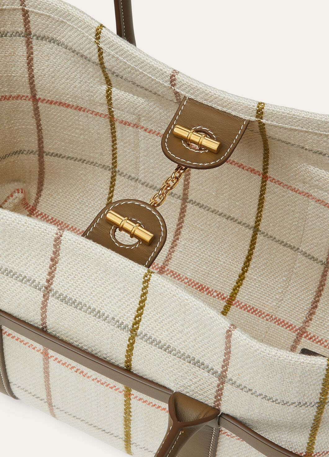 Loro Piana Ghiera Small Handbag In White