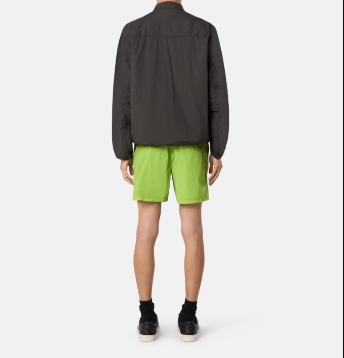 Stone Island Packable Jacket In High Performance Fabri1c In Leaden
