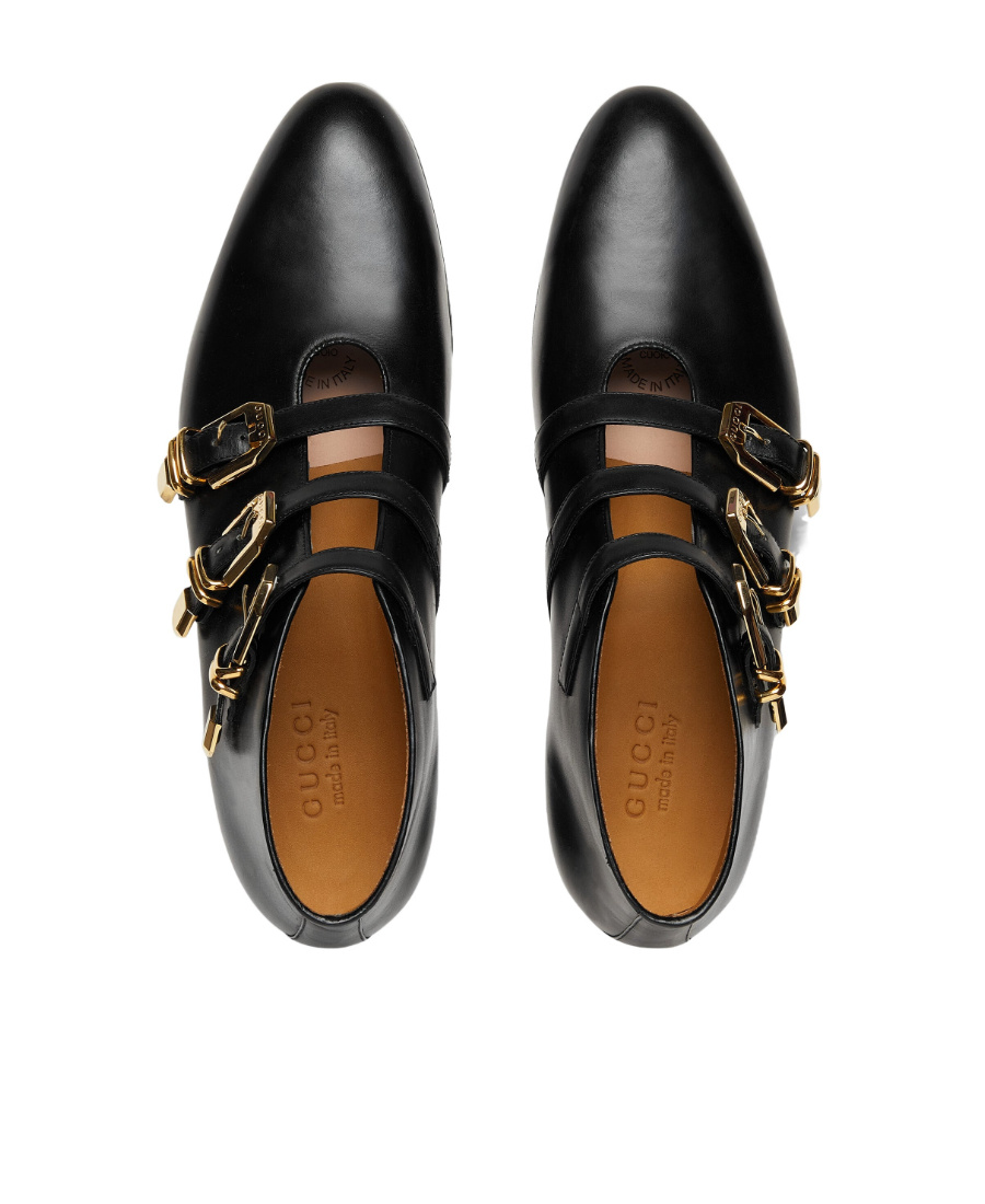 GUCCI GUCCI EMBELLISHED ANKLE BOOTS