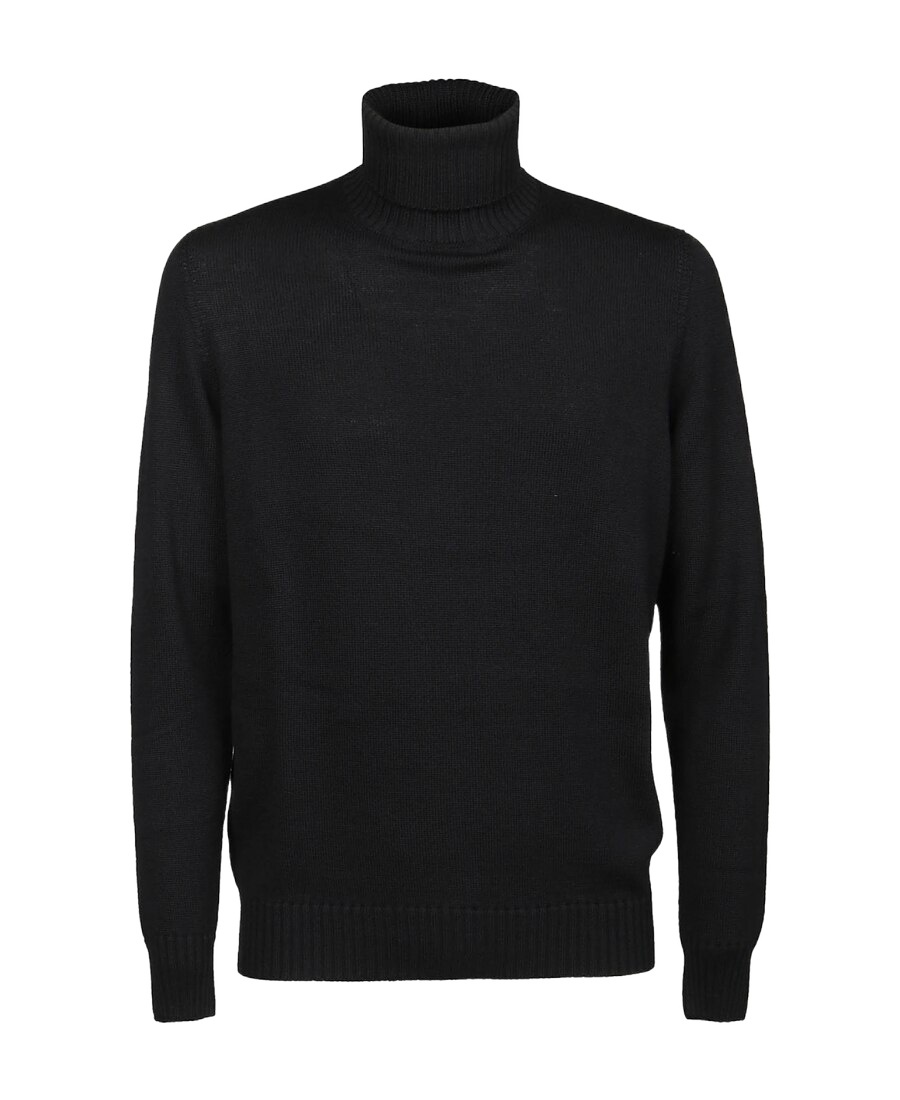 Drumohr Rollneck Jumper In Black