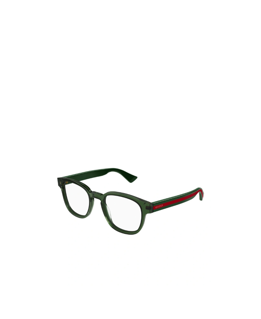 Gucci Rectangle Frame Optical Glasses In Green