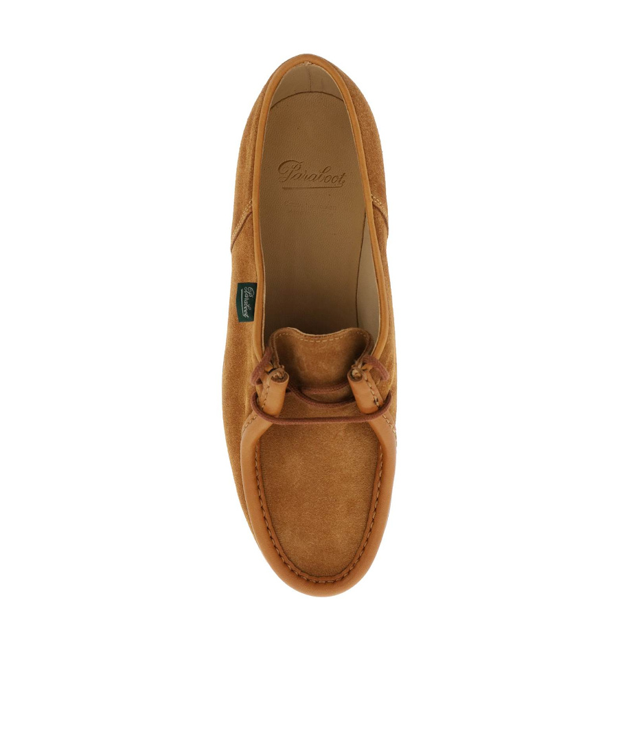 Paraboot Michael Suede Derby Shoes In Brown In Brown