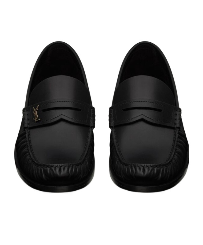 SAINT LAURENT LAURENT LOAFERS IN SMOOTH LEATHER
