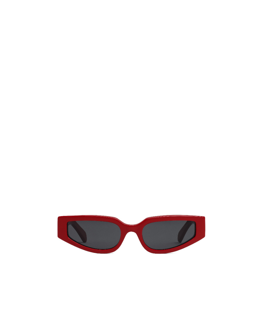 Celine Triomphe 12 Sunglasses In Red