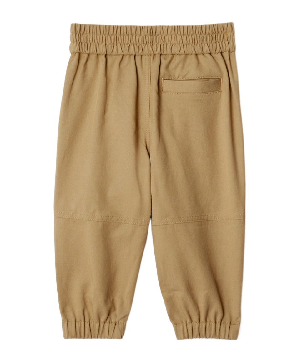 Burberry Equestrian Knight Trousers In Green