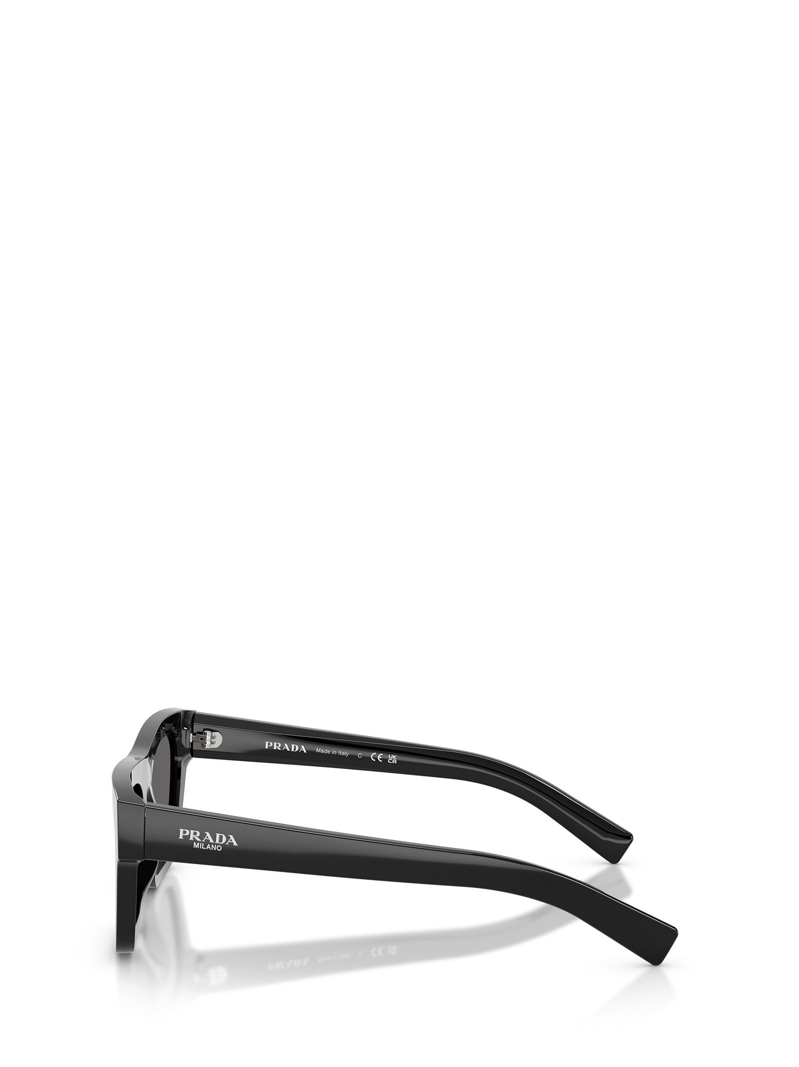 Prada Eyewear Square Frame Sunglasses In Black