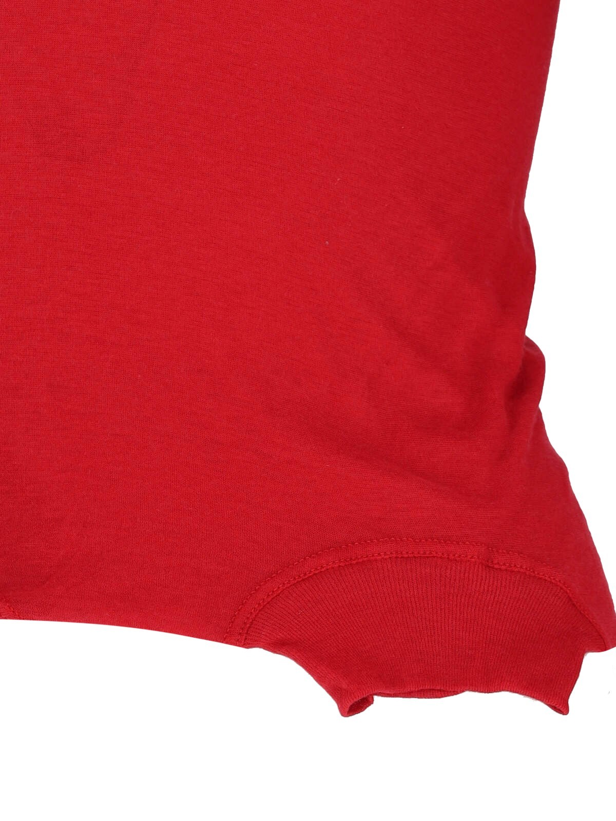 Rick Owens Layered Detail T-shirt In Red