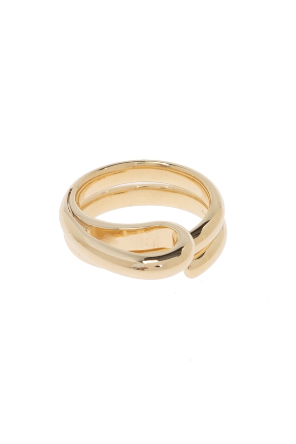 Bottega Veneta Annular Ring In Yellow
