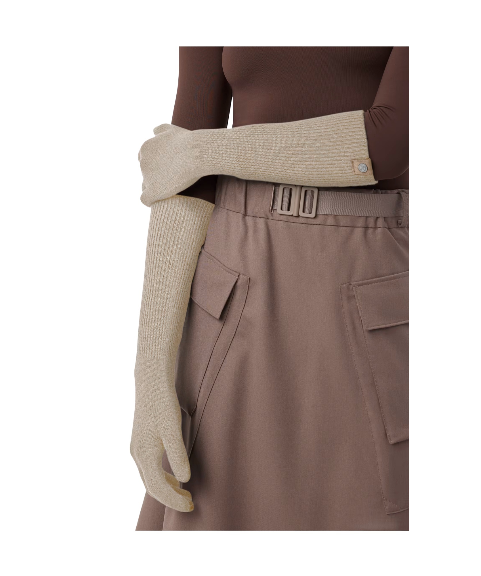 Canada Goose Cashmere Glove In Toasted Marshmello