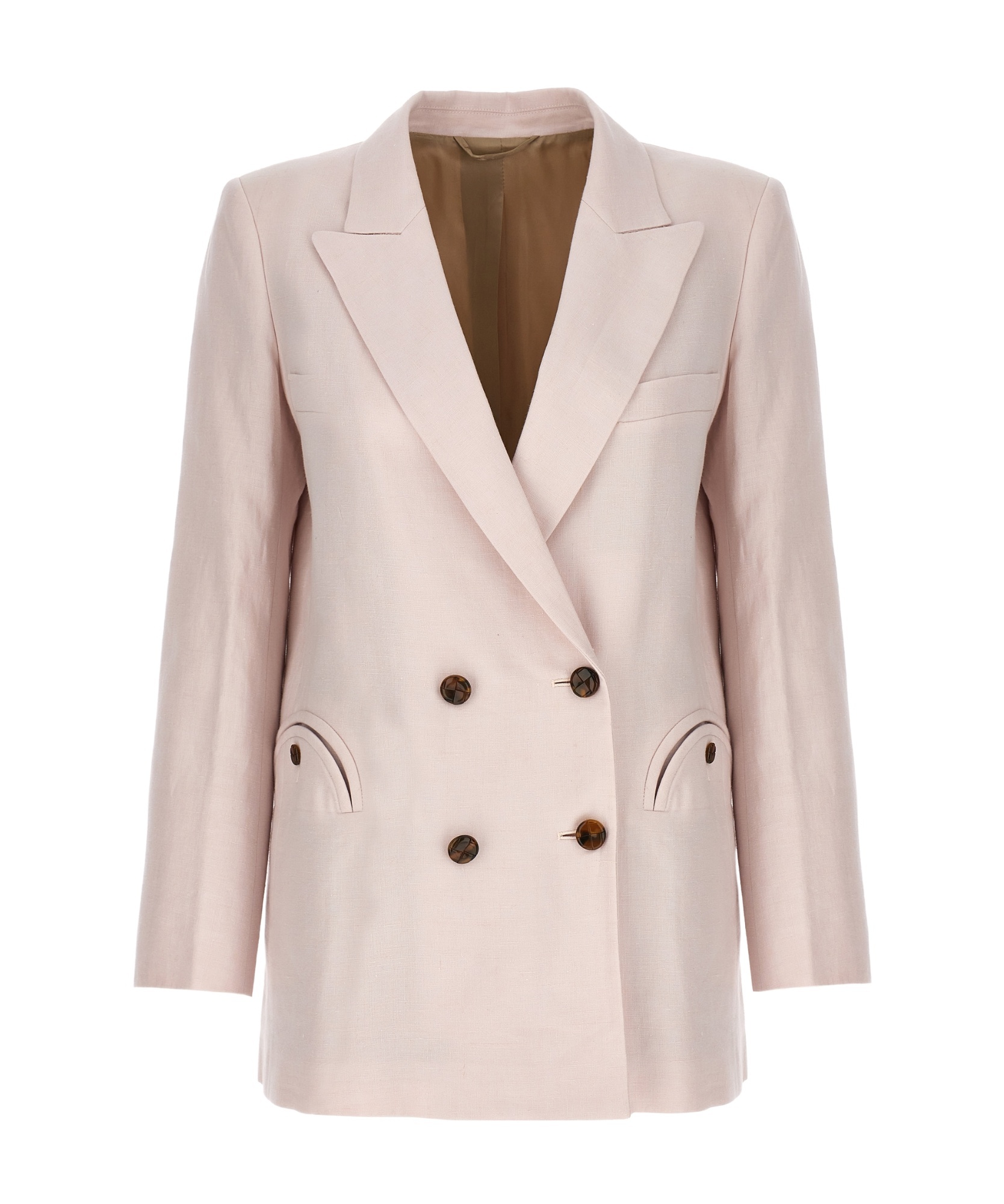 Blazé Milano "sun At Noon" Jacket In Nude