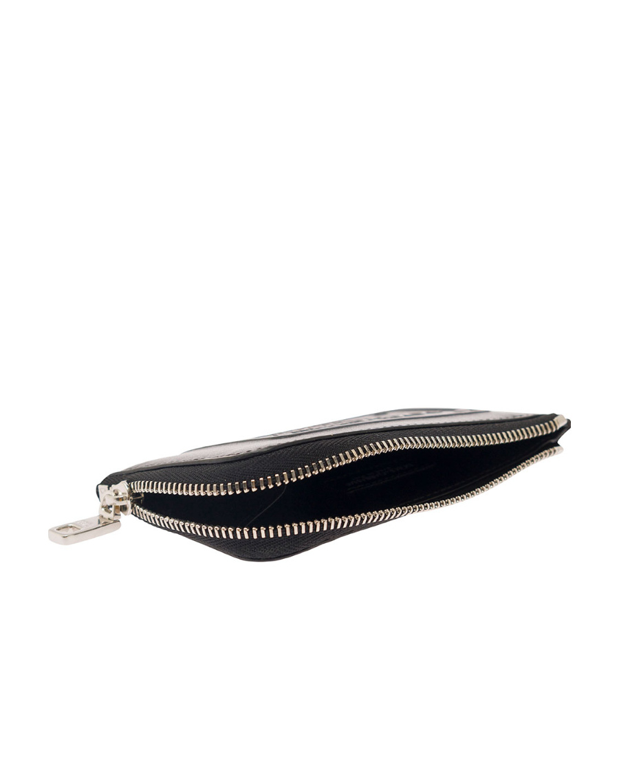 Dolce & Gabbana Dolce Gabbana Logo-embossed Zipped Wallet In Black