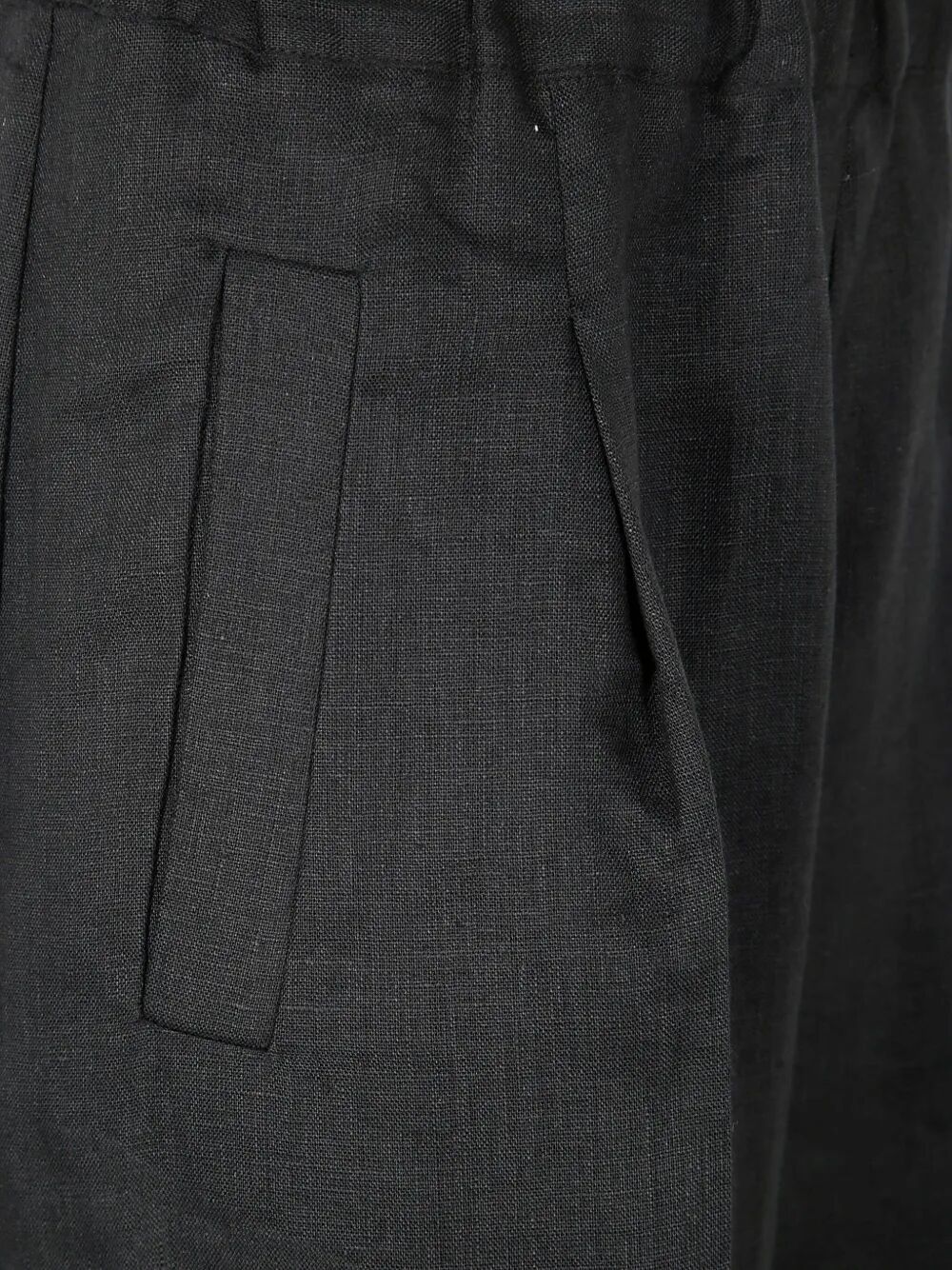 Shop Semicouture Linen Trousers