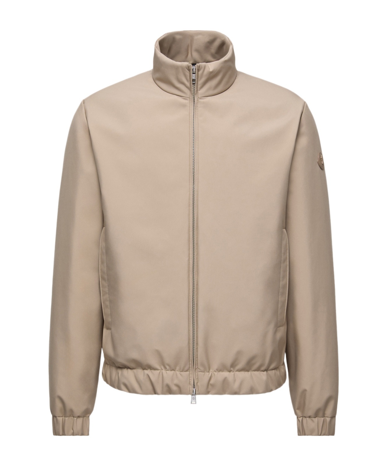 Moncler Luserna Short Down Jacket In Nude