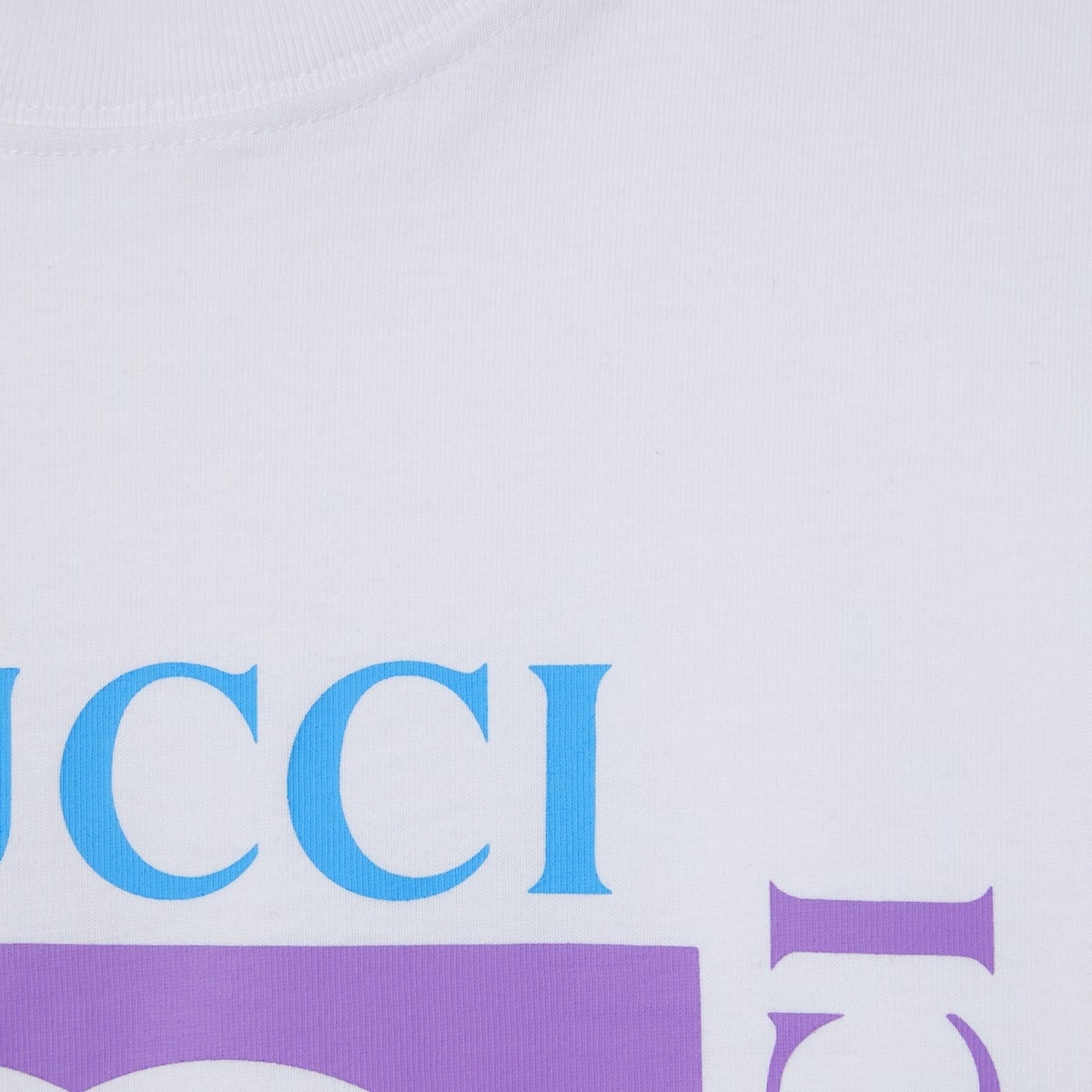 Gucci Women Logo Cotton T-shirt In White