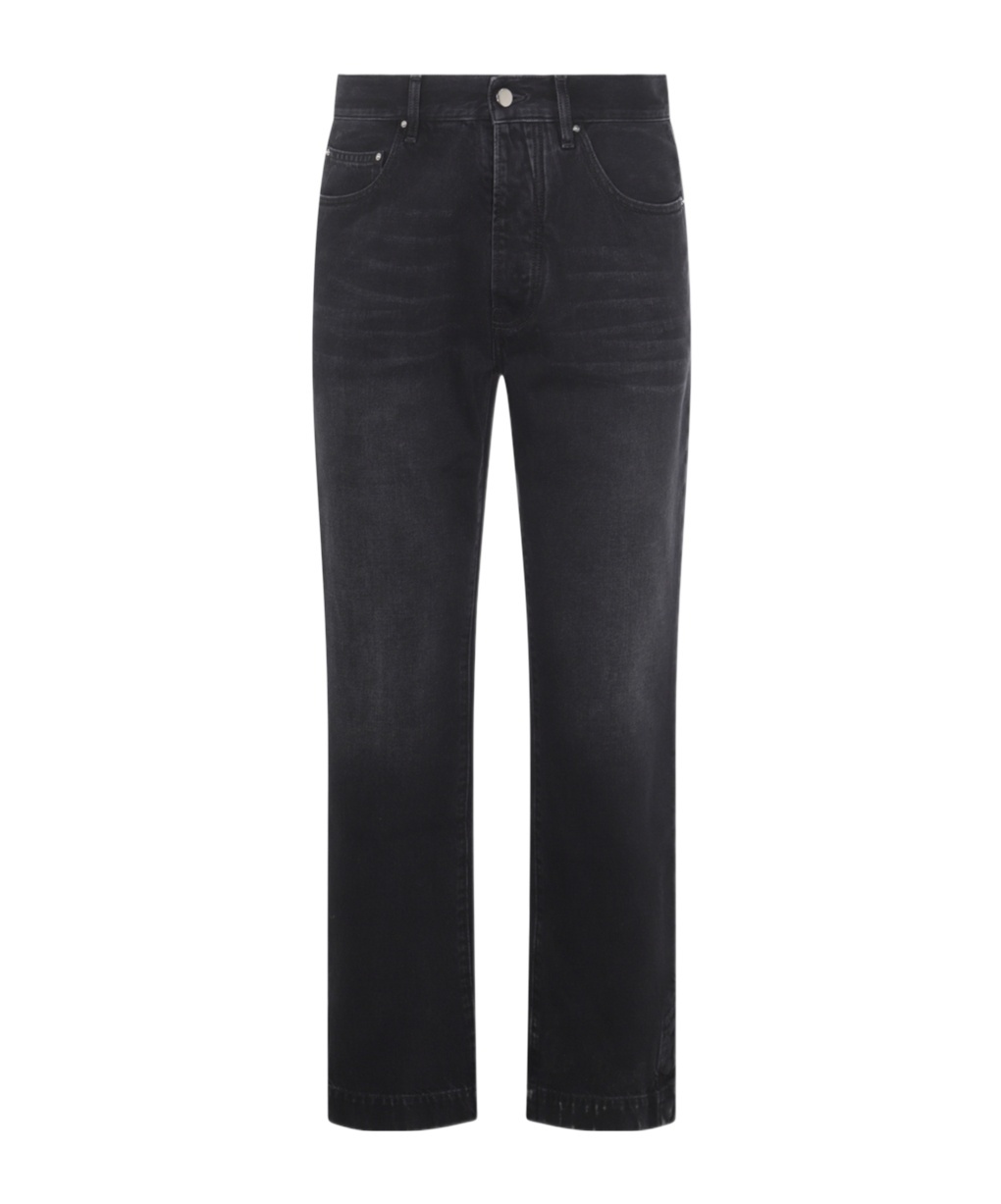 Amiri Straight Trousers With Five Pockets And Belt Loops