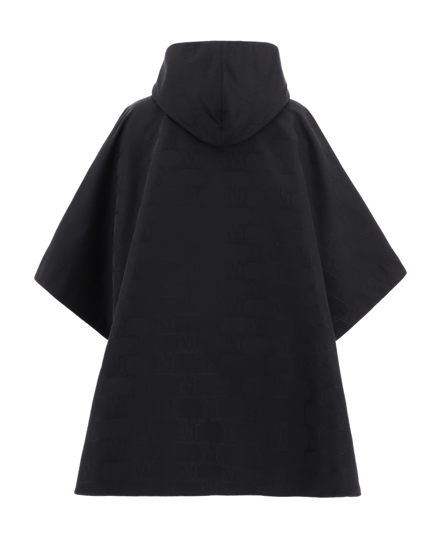 Max Mara Single-breasted Button-fastening Coat In Black