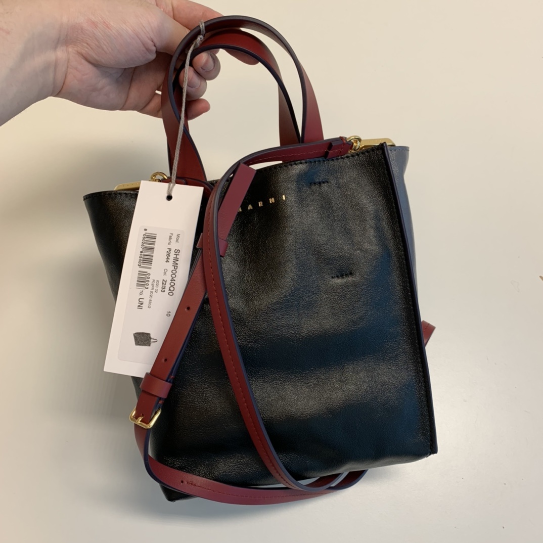 Shop Marni Museo Tote Bag In Black