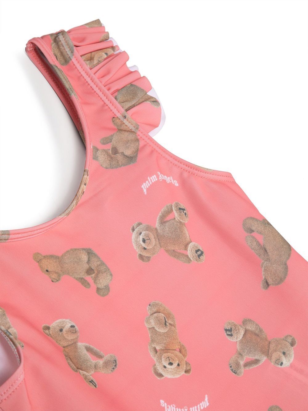 Palm Angels Teddy Bear-print Swimsuit In Pink