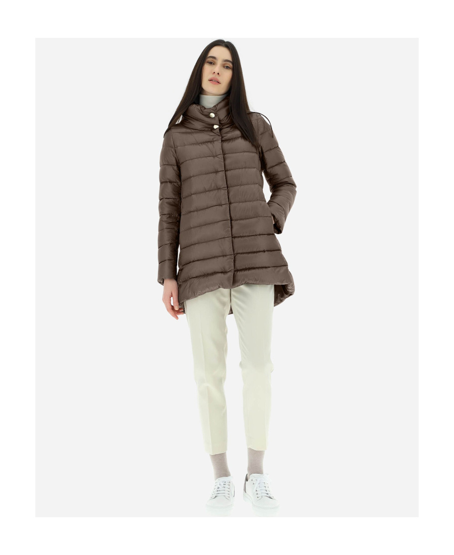Herno Amelia Down Jacket In Brown