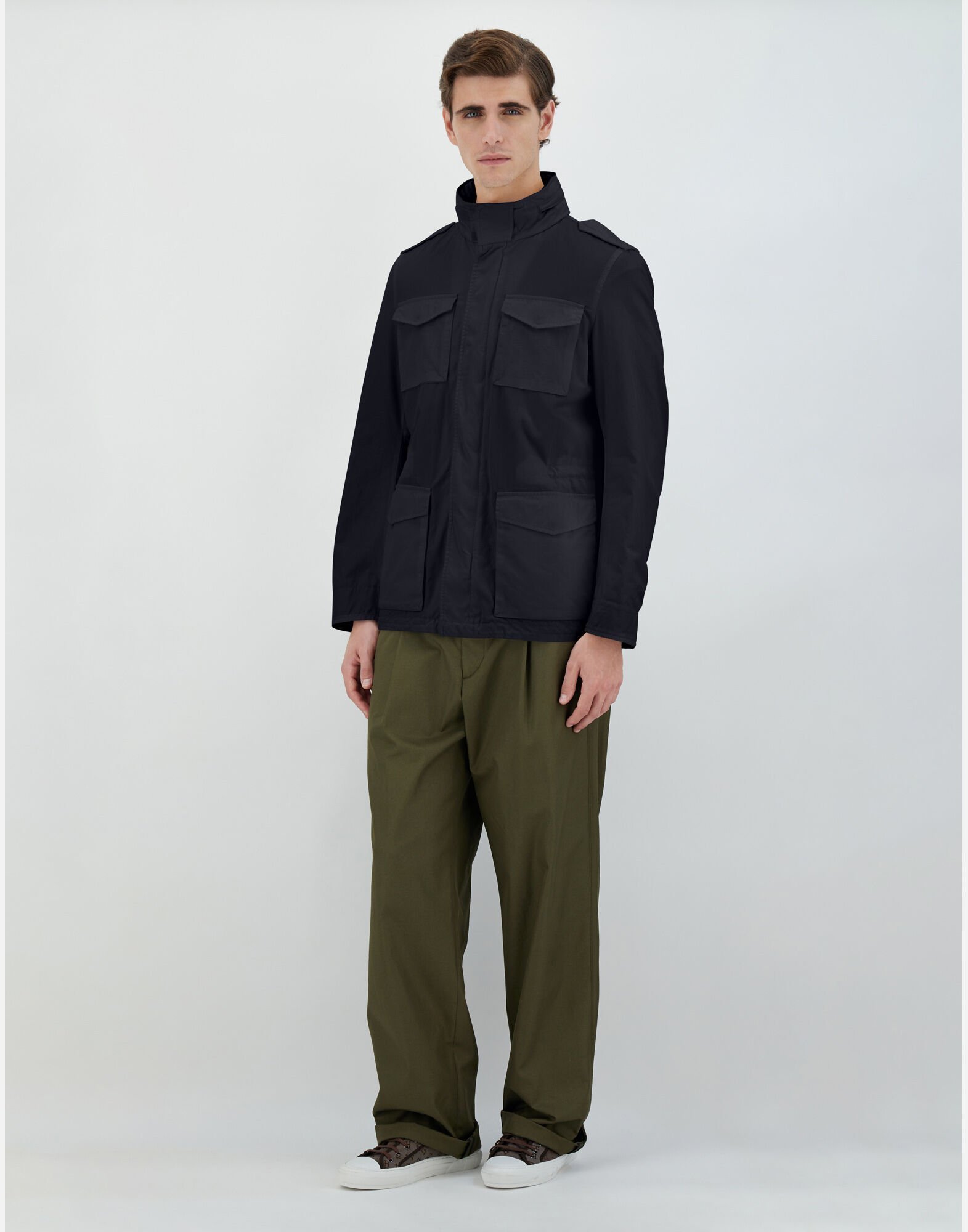 Herno Tigri Field Jacket In Black
