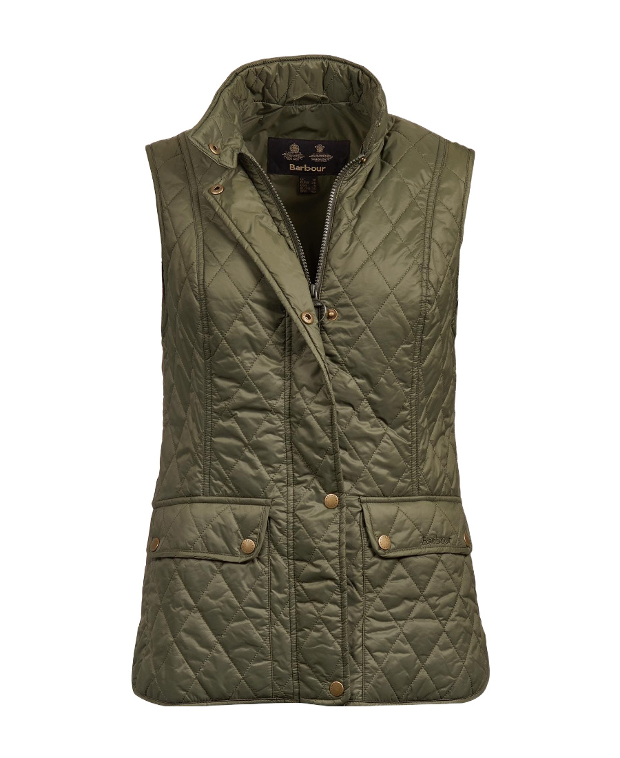 Barbour Core Essentials Otterburn Quilted Vest In Green