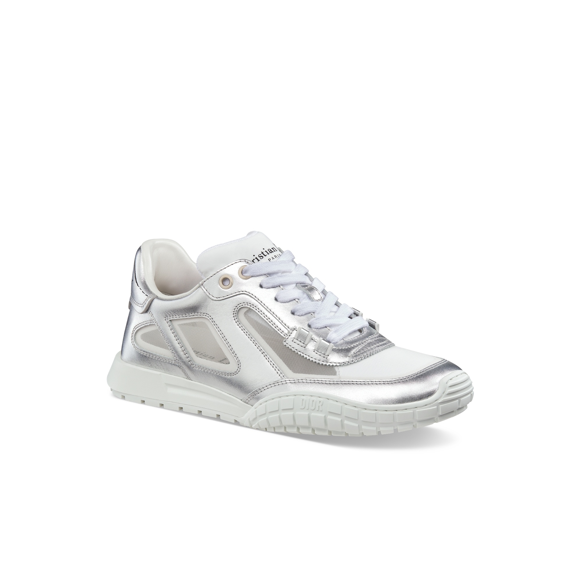 Dior Tech Sneaker In Silver