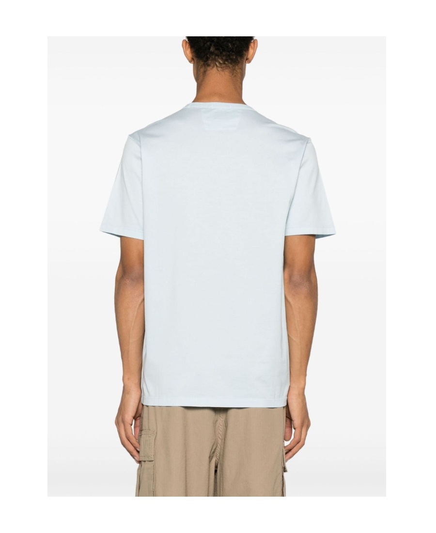 C.p. Company Logo-patch Cotton T-shirt In White