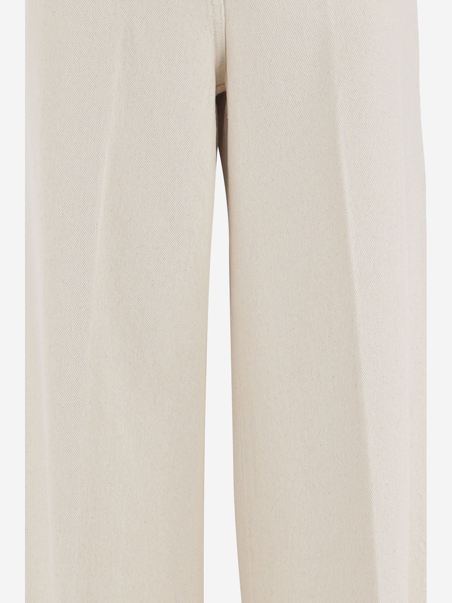 Aspesi High-waisted Trousers In Brown